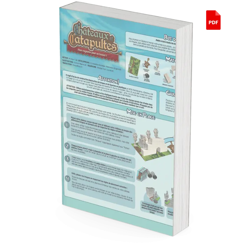 règle de Châteaux Et Catapultes