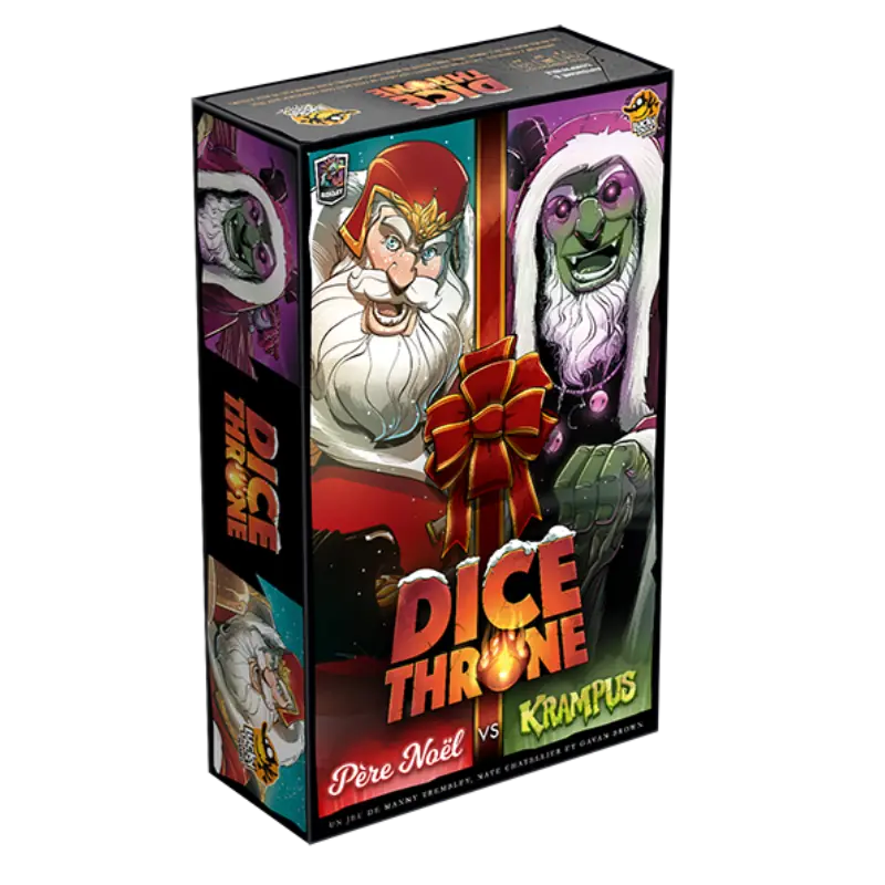 Dice Throne jeu de société Père noël vs Krampus