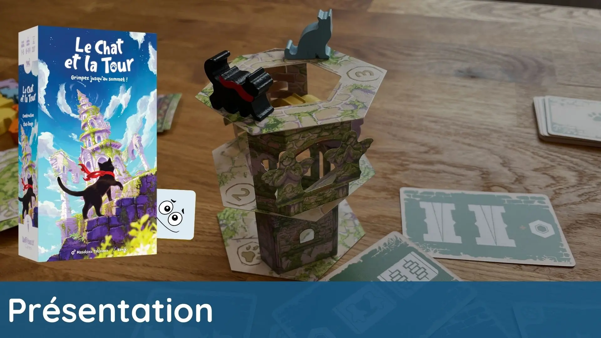 Vidéo de jeu de société Le Chat et la Tour